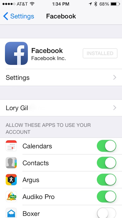 How to Merge Facebook to iOS Contacts 2