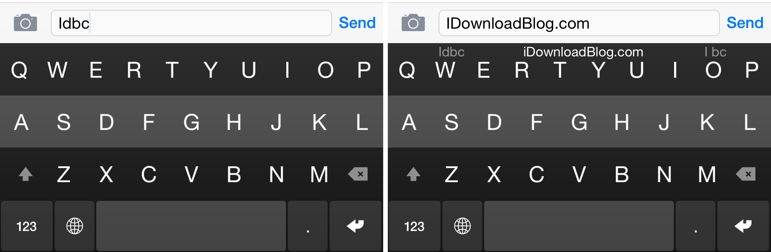 iOS 8 (Keyboard shortcusts 002)