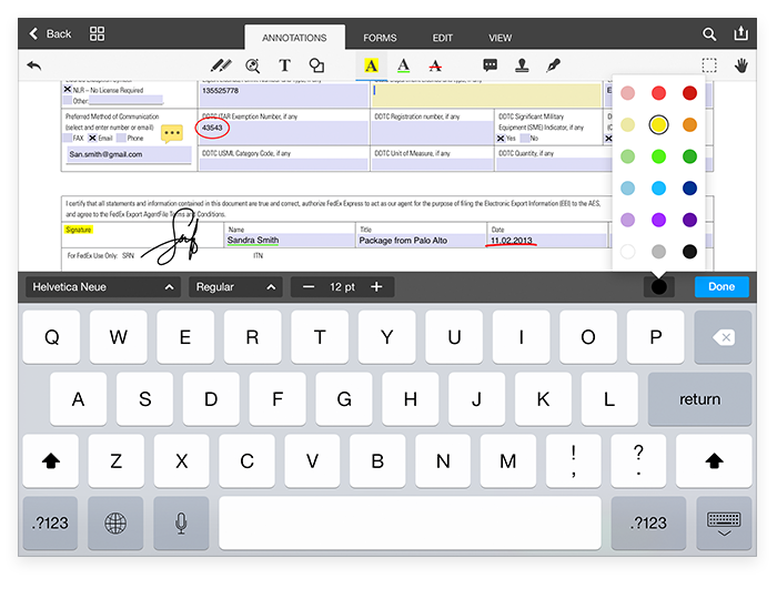PDF Office 1.0 for iOS Annotate