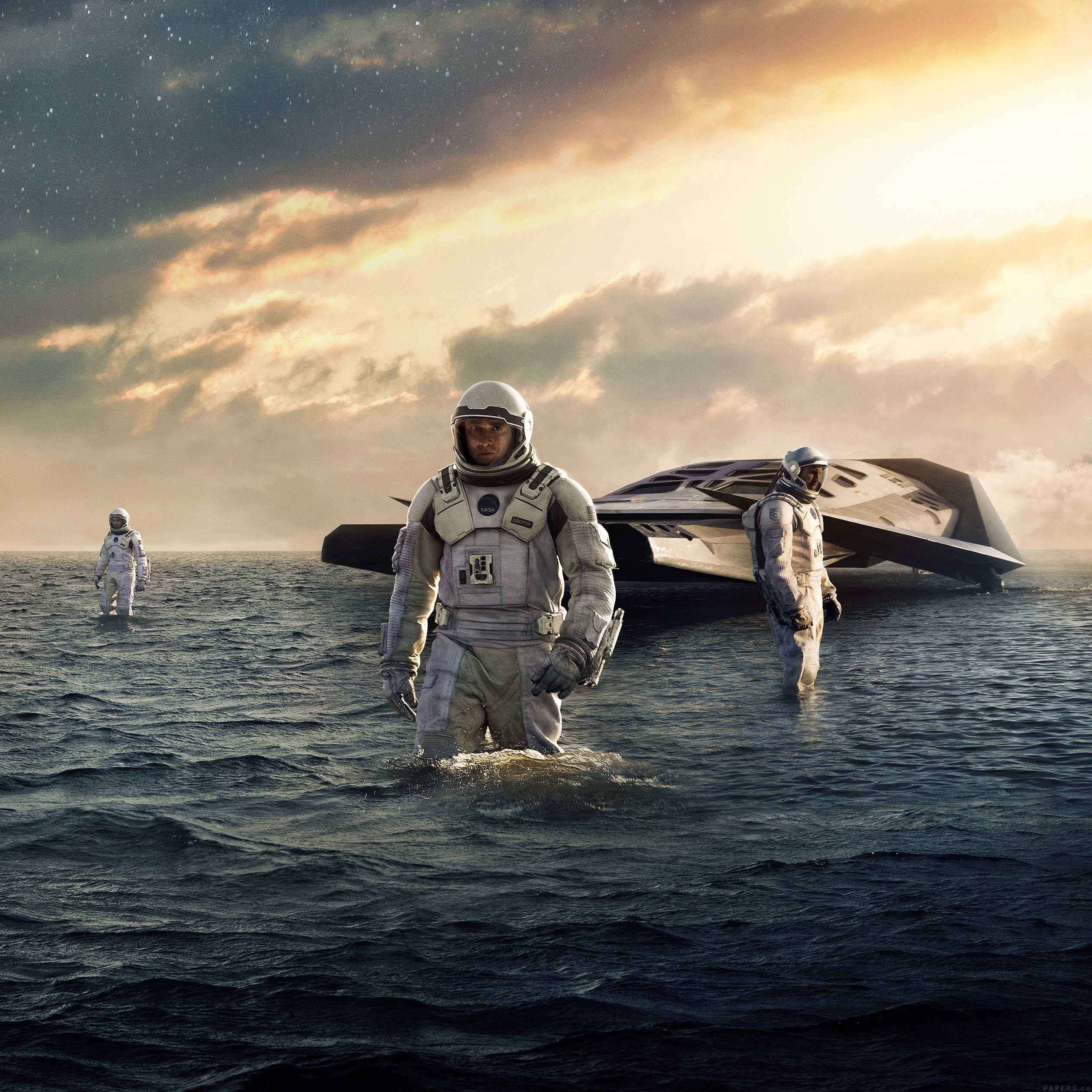 Interstellar wallpapers for iPhone and iPad