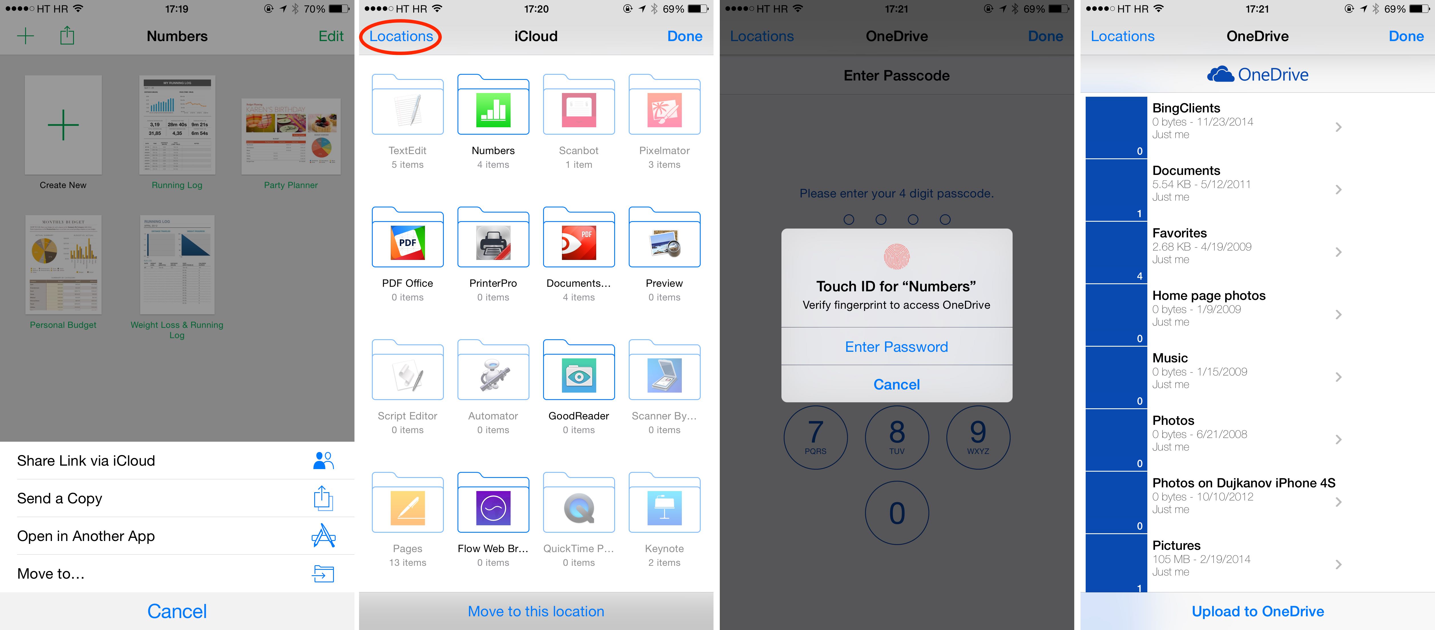 OneDrive 4.6 Documet Provider iPhone screenshot 002