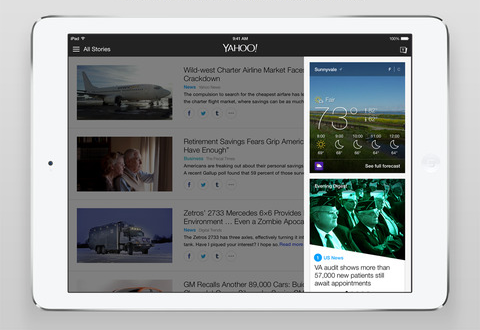 Yahoo 6.0 for iOS iPad screenshot 002