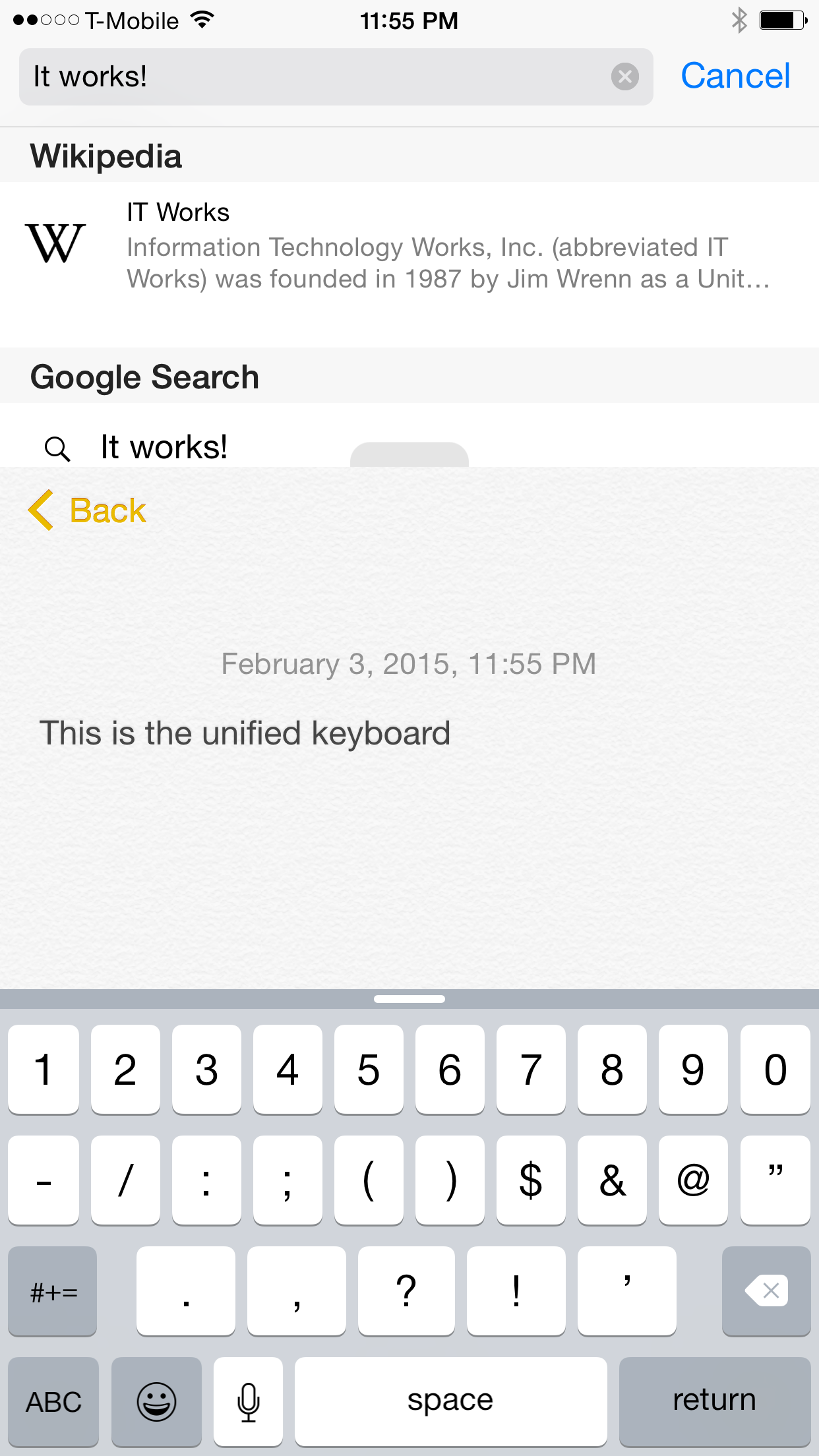 ReachApp Unified Keyboard