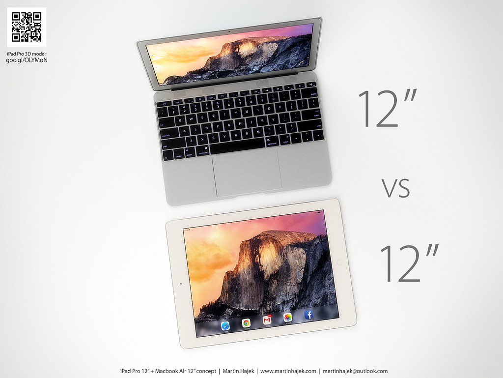 iPad Pro vs twelve-inch MacBook Air Martin Hajek render 010