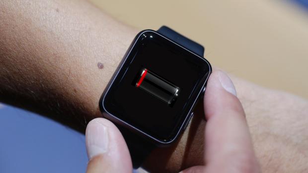 Apple Watch battery empty