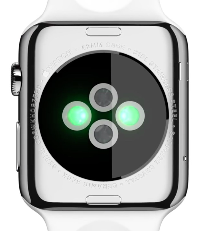 Apple Watch heart rate sensor back 001