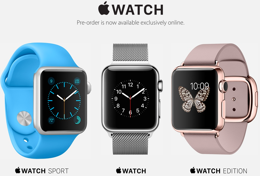 Apple Watch pre-orders