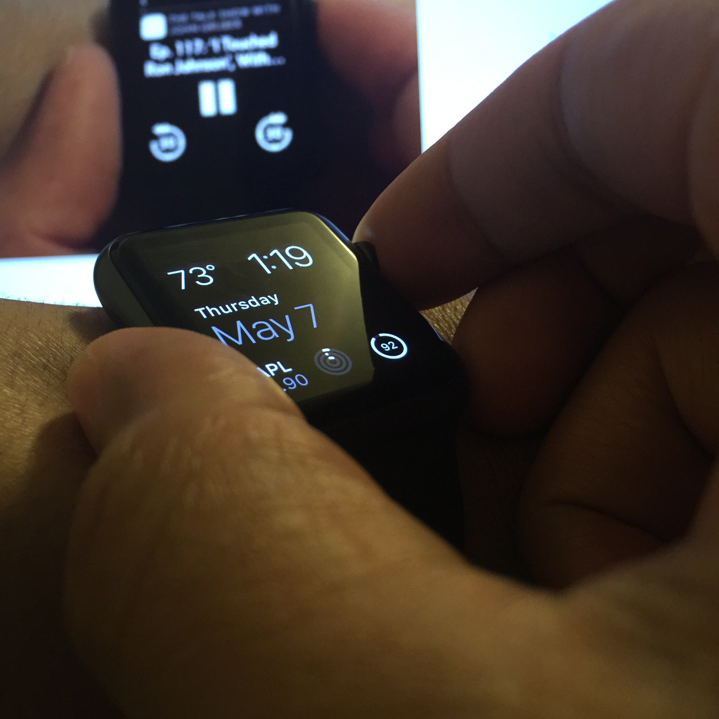 Apple Watch switch between apps
