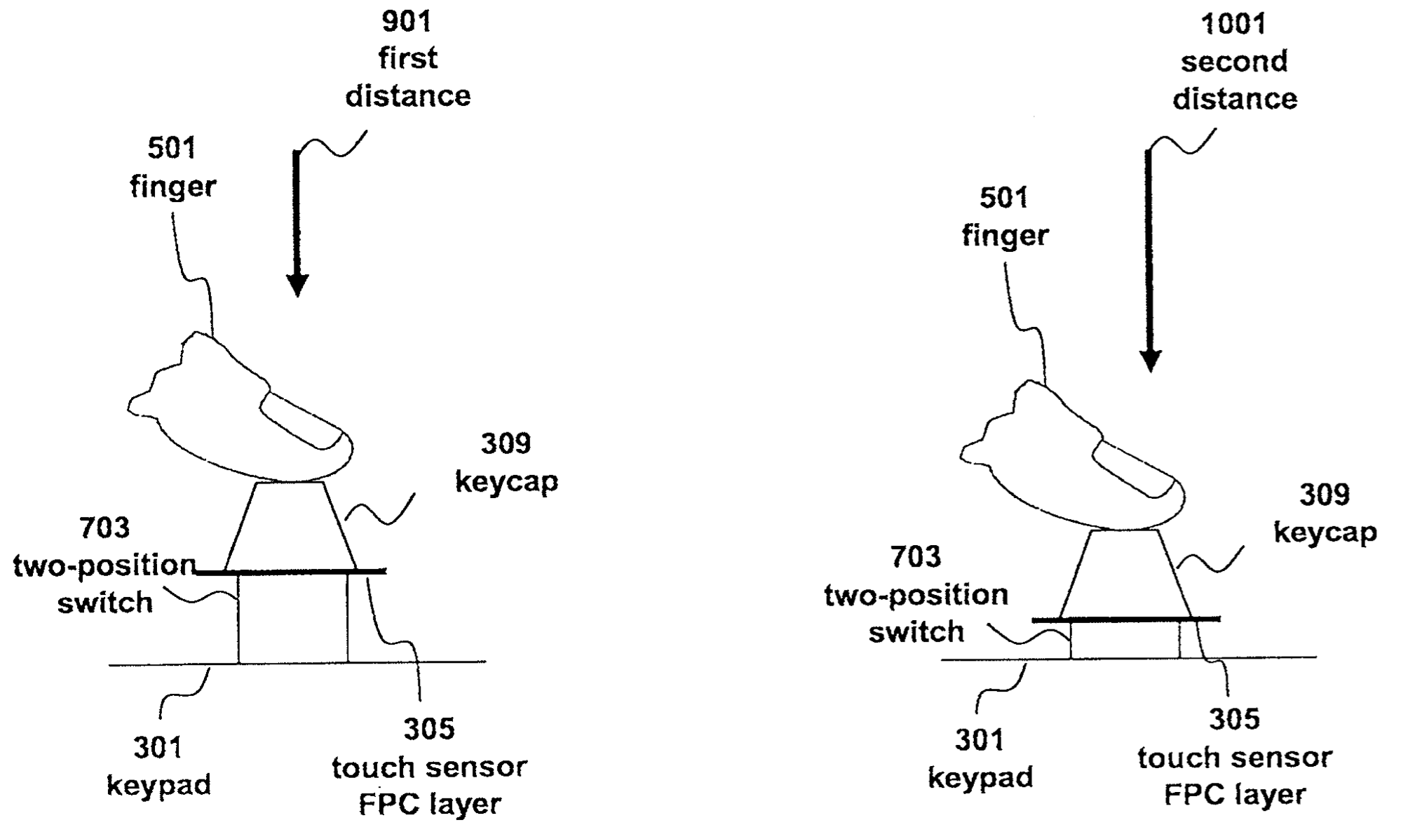 Apple patent Fusion keyboard drawing 001