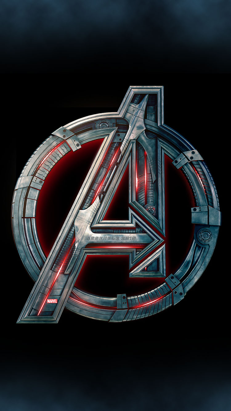 Avengers-2-Age-of-Ultron-Logo-iPhone-6-Wallpaper