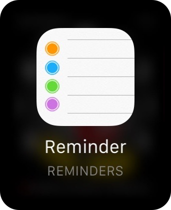 Reminders Apple Watch