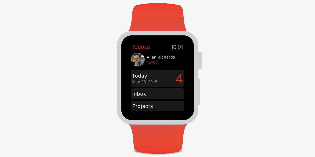 Todoist for Apple Watch add task 001