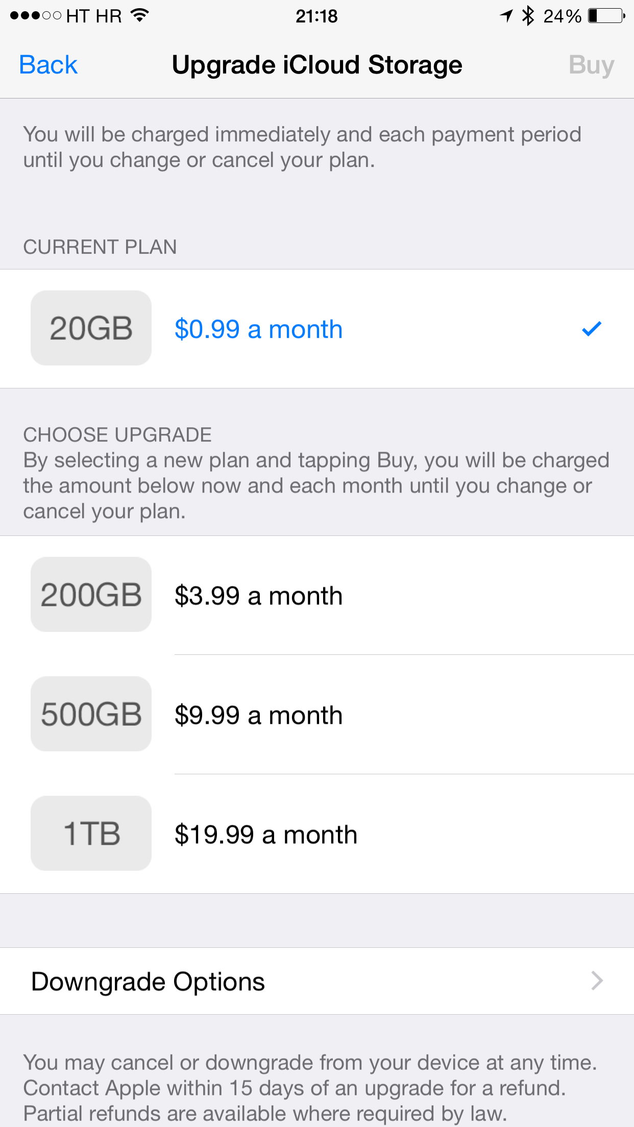 iCloud storage upgrades iPhone screenshot 001