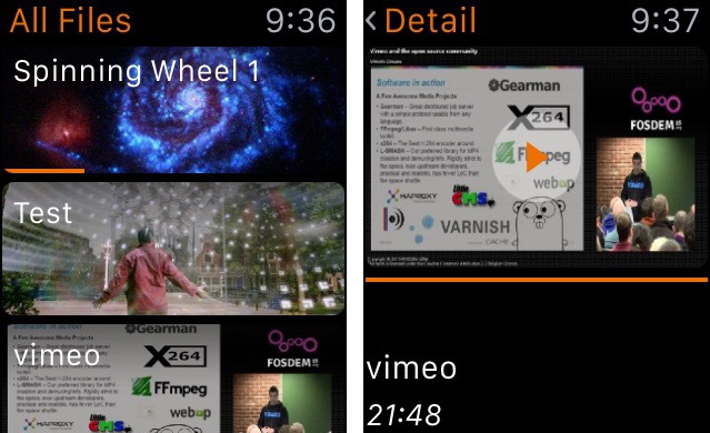 VLC for Apple Watch screenshot 002