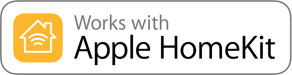 Works with Apple HomeKit badge medium