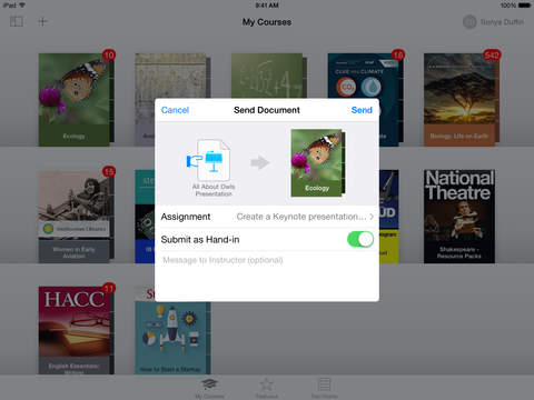 iTunes U 3.0 for iOS iPad screenshot 004