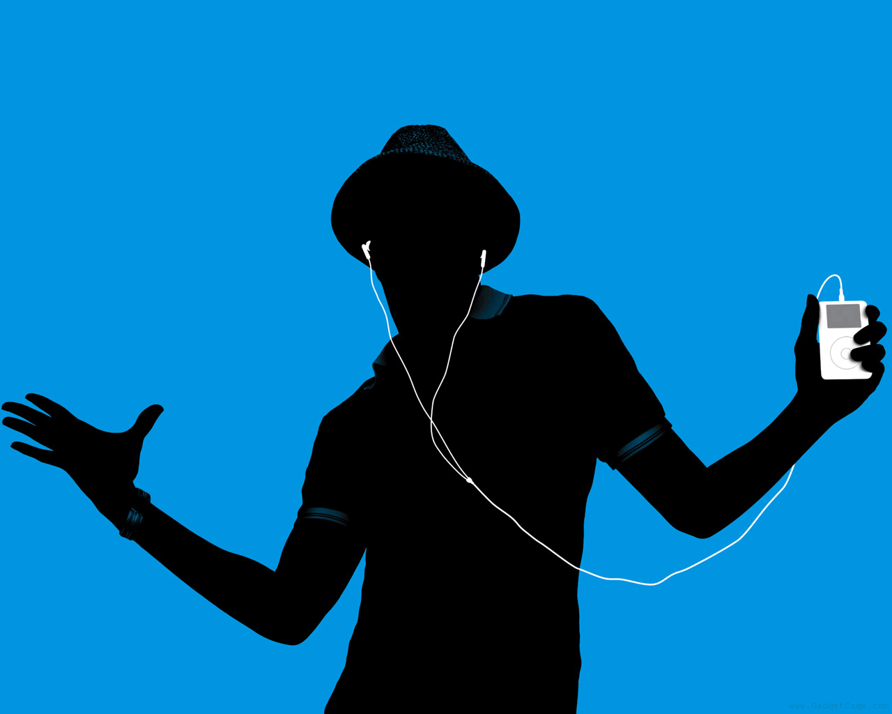 music blue background