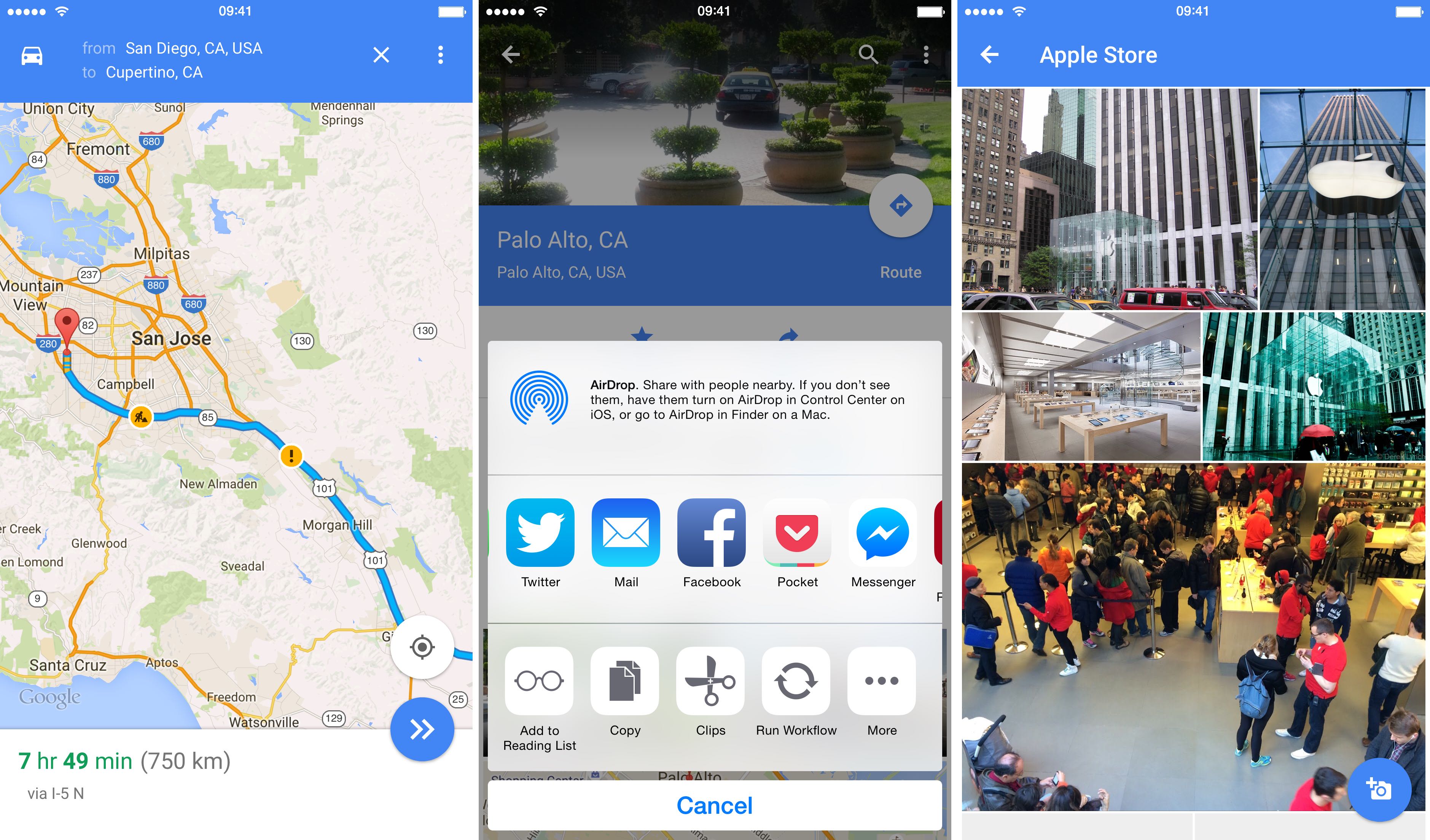 Google Maps 4.8 for iOS iphone screenshot 001