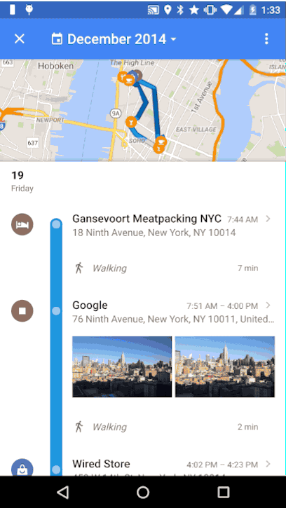 Google Maps Your Timeline Android screenshot 002