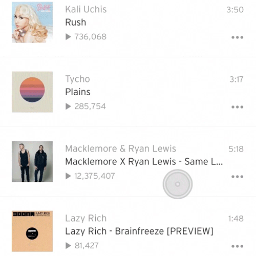 SoundCloud 3.1 for iOS play related track 001