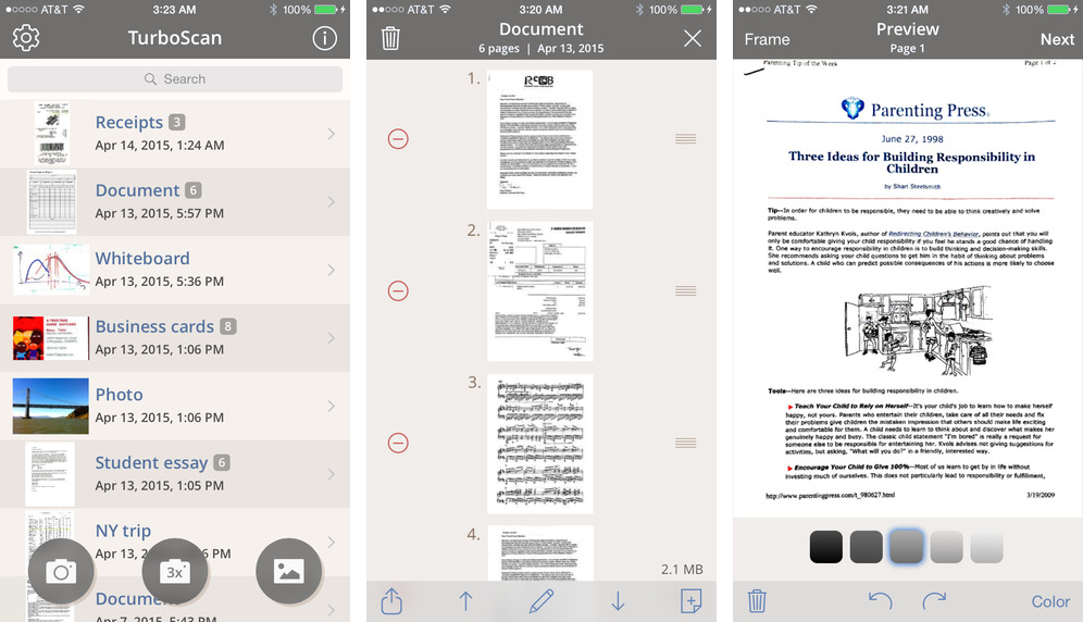TurboScan 2.7.3 for iOS iPhone screenshot 002