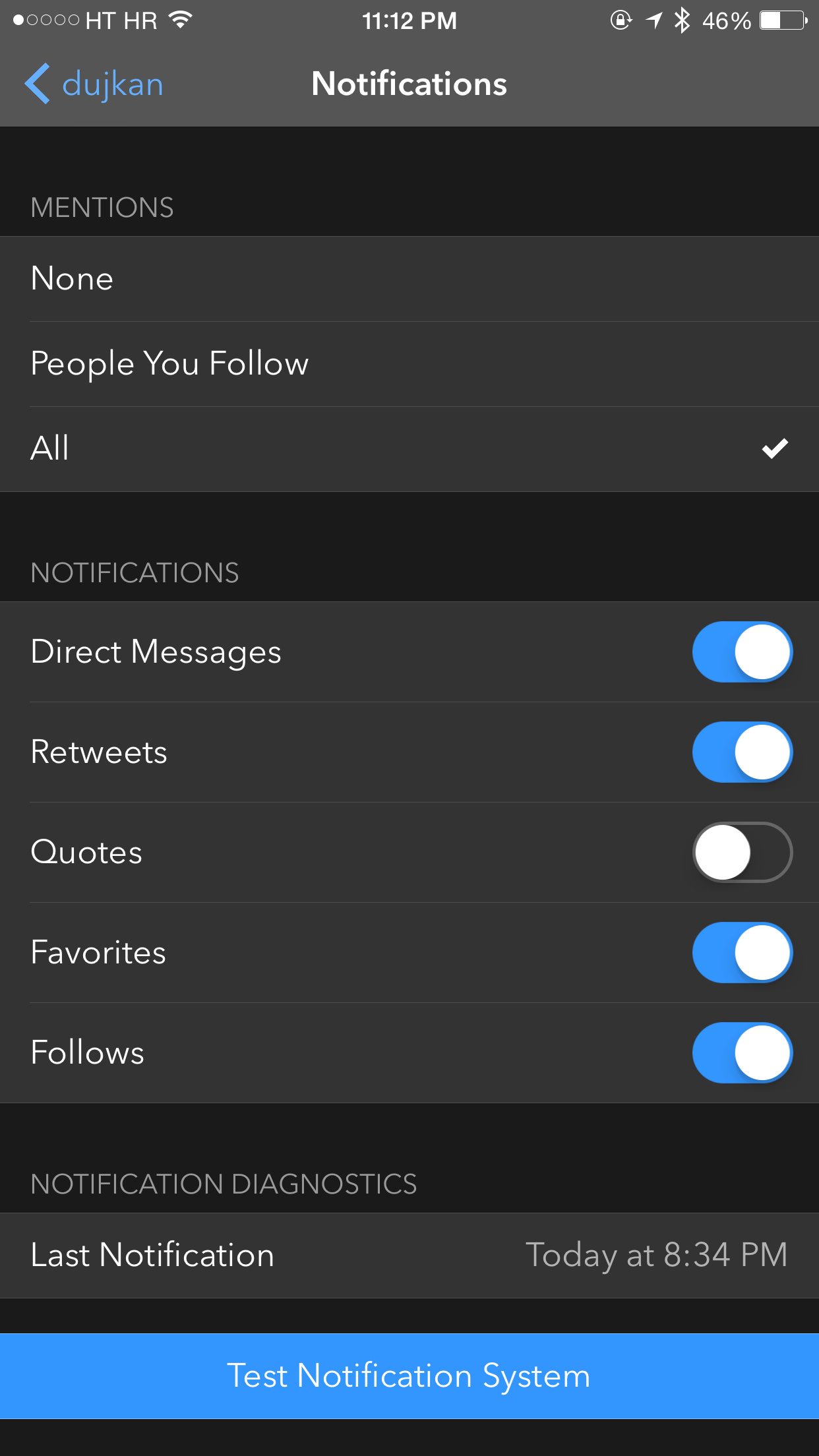 Tweetbt for iOS enable alerts for Quoted Tweets
