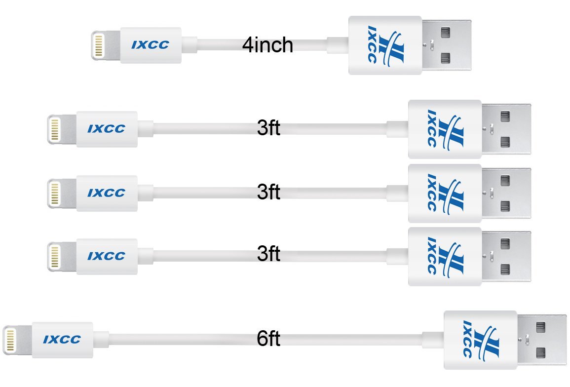 iCXX Lightning Cable five-pack