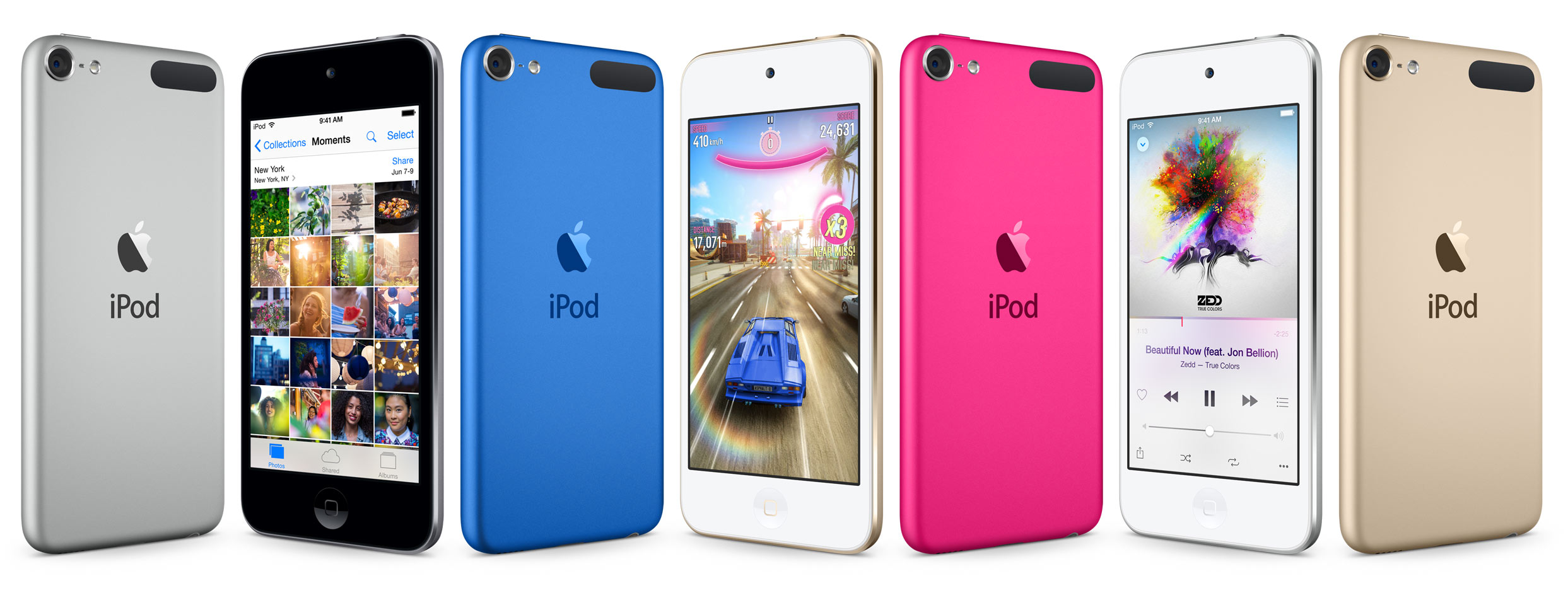iPod touch 6th-gen colors