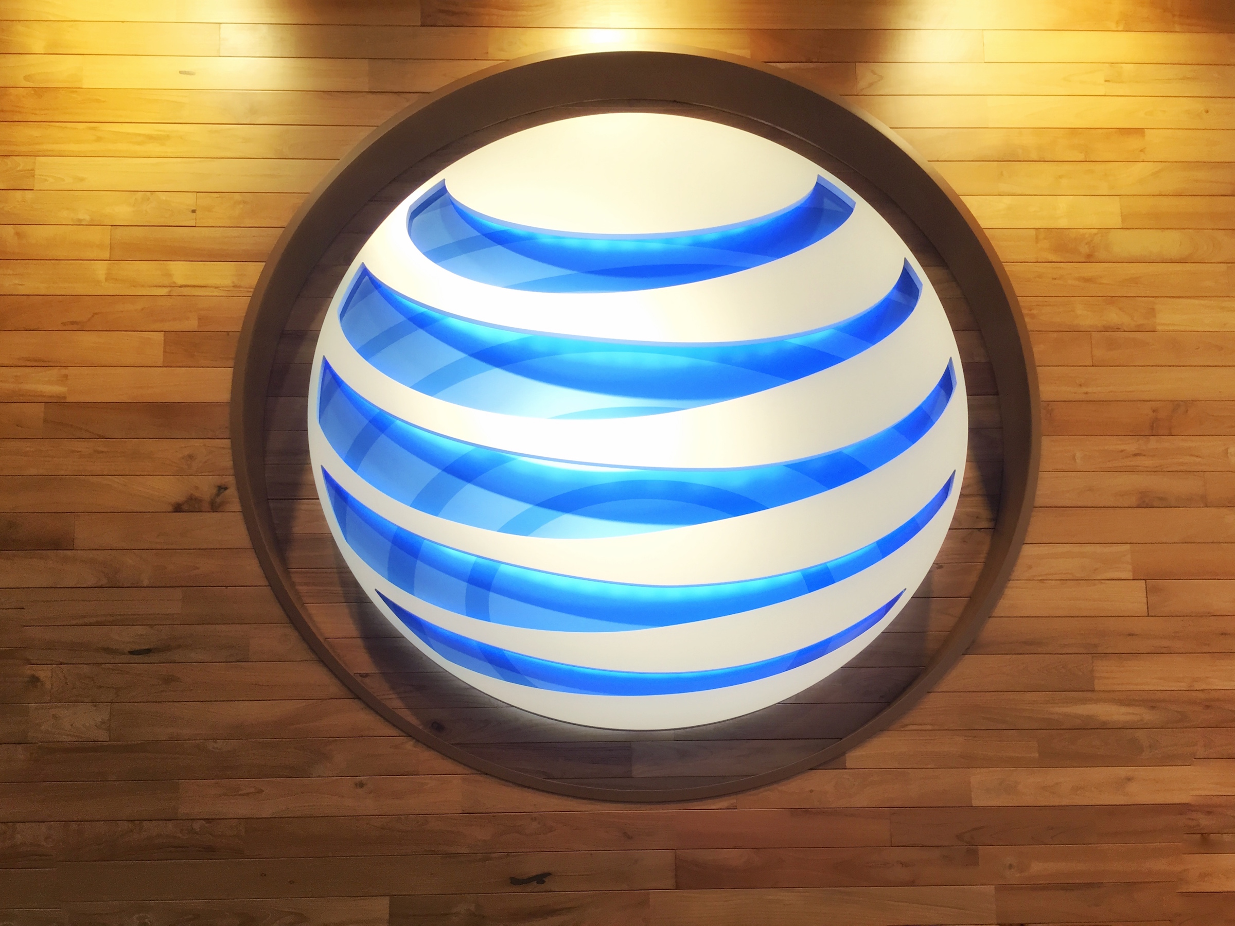 AT&T Logo Chicago store