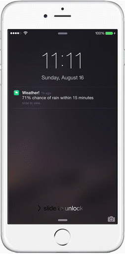 Yahoo Weather 1.8 for iOS iPhone screenshot 002