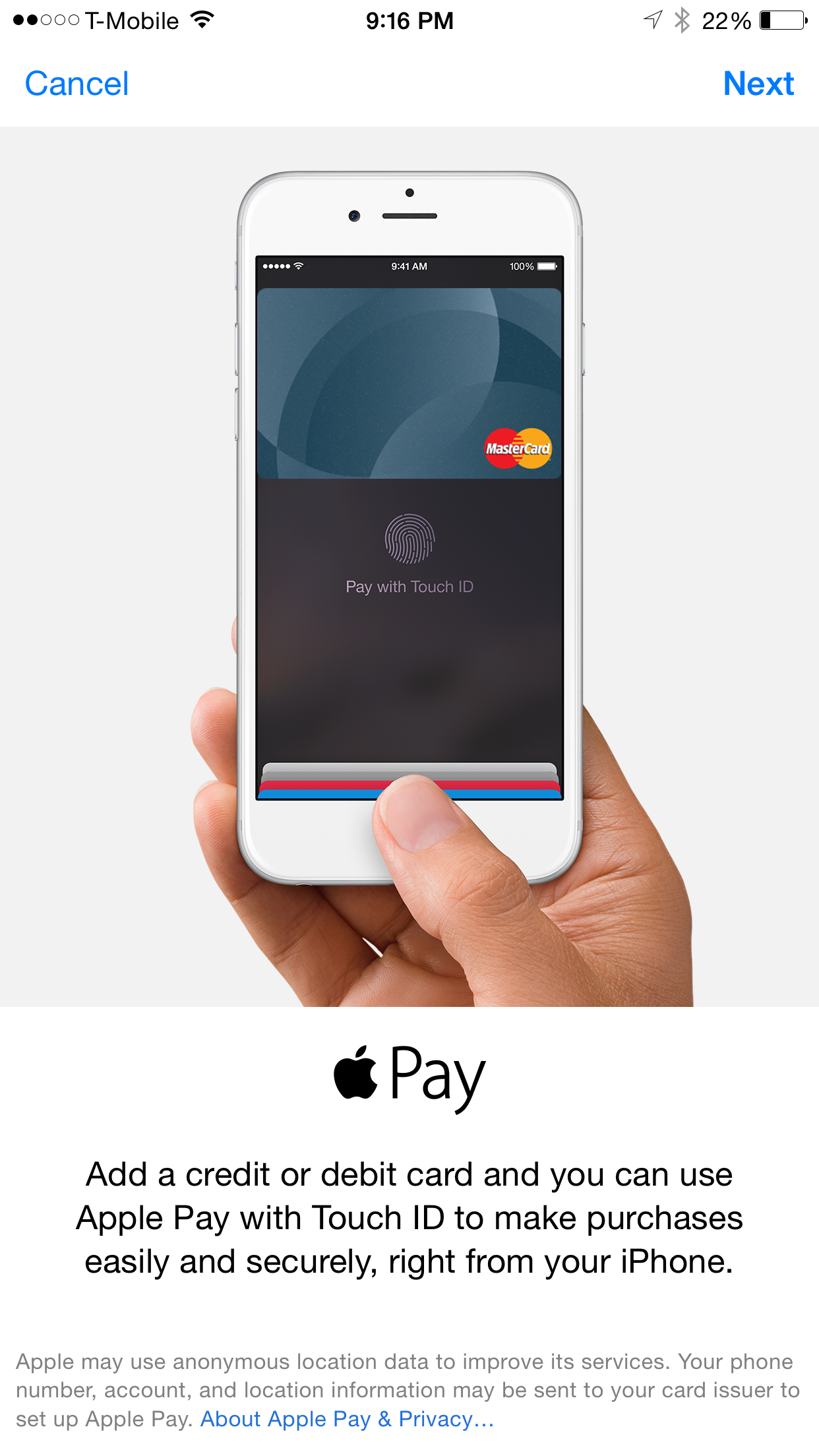 Apple Pay Apple Store App