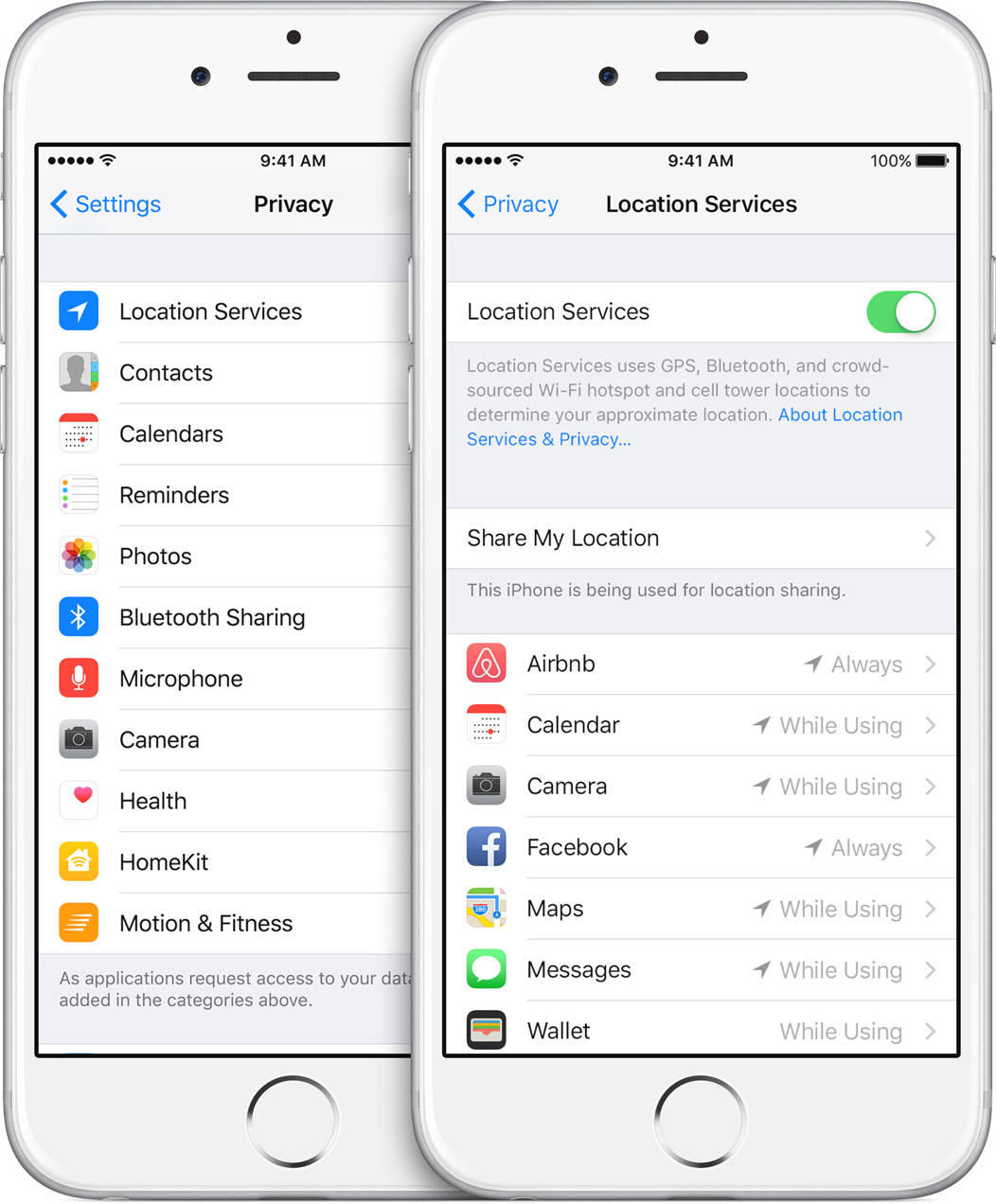 Apple Privacy update iOS Privacy settings iPhone screenshot 001