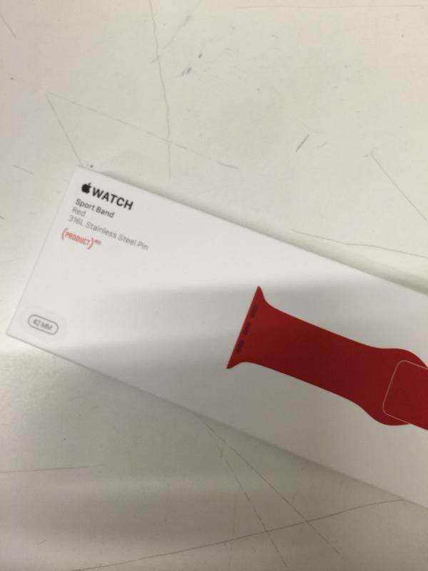 Apple Watch Sport Band Product Red