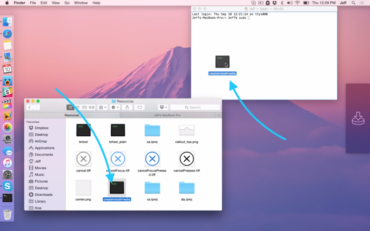How to create a USB install disk for OS X El Capitan the right way