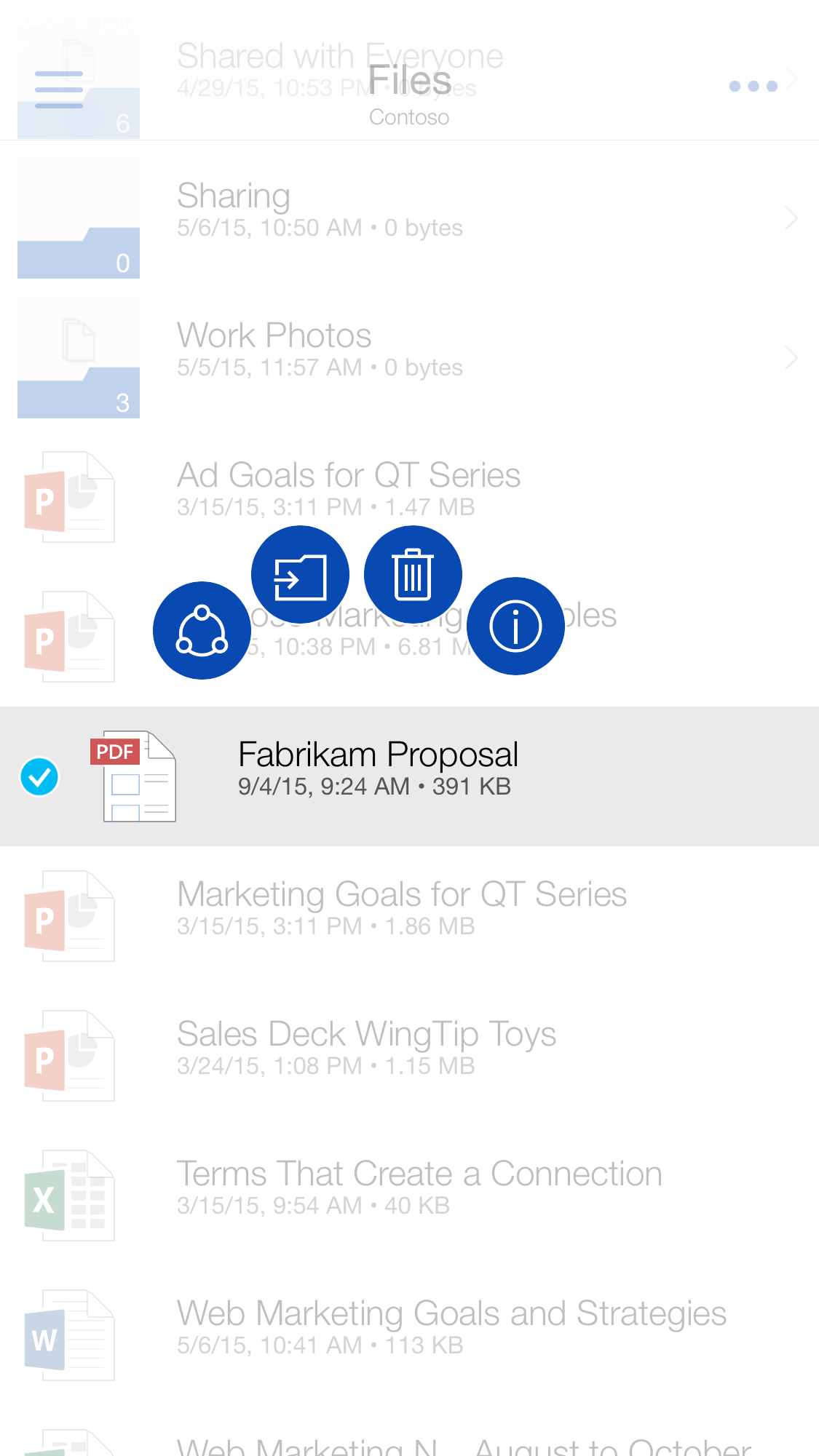 OneDrive 6.0.1 for iOS iPhone screenshot 002
