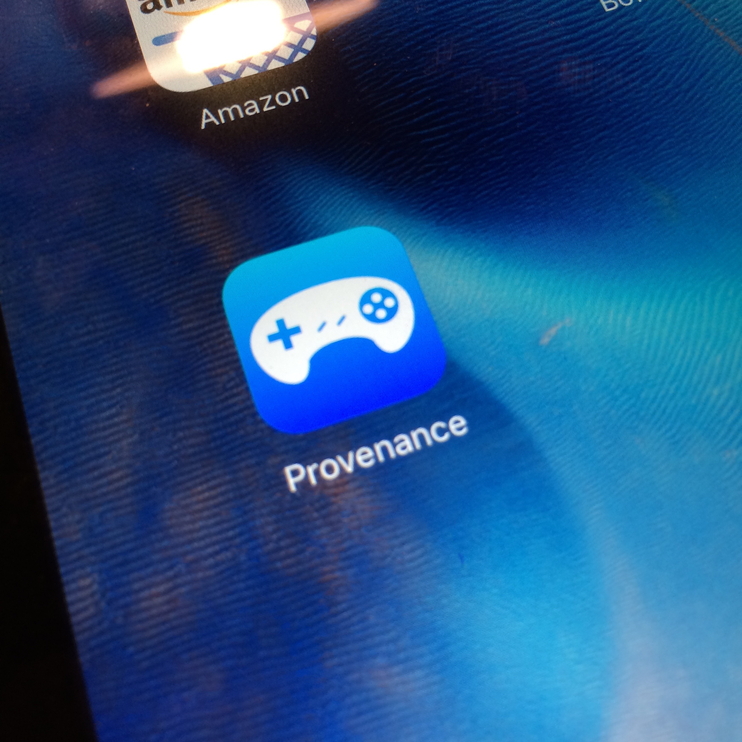 Provenance app iPad
