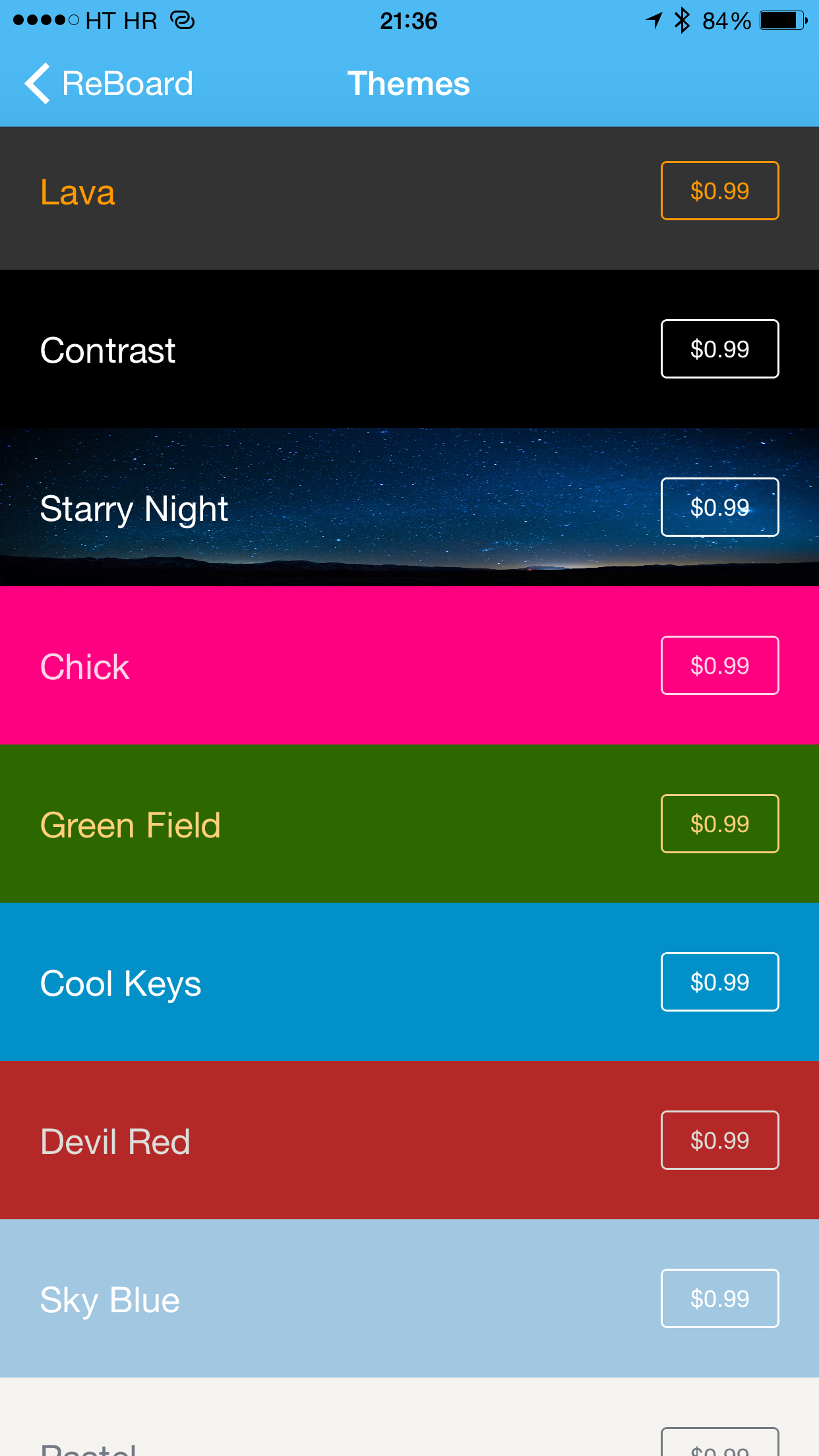 ReBoard Keyboard 1.0 for iOS iPhone screenshot 009