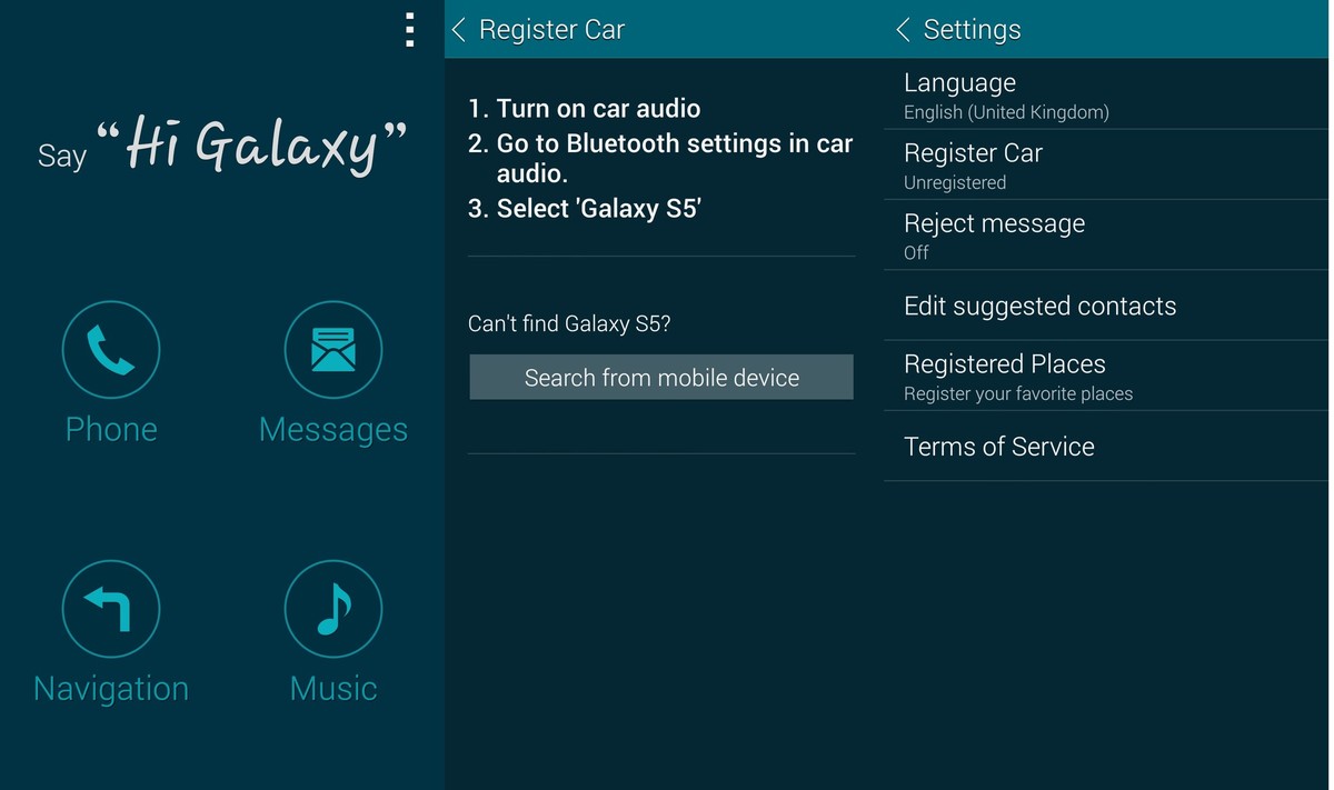 Samsung CarMode for Galaxy Android screenshot 001