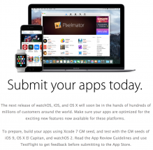 Apple is now asking developers to submit app updates for iOS 9, OS X El ...