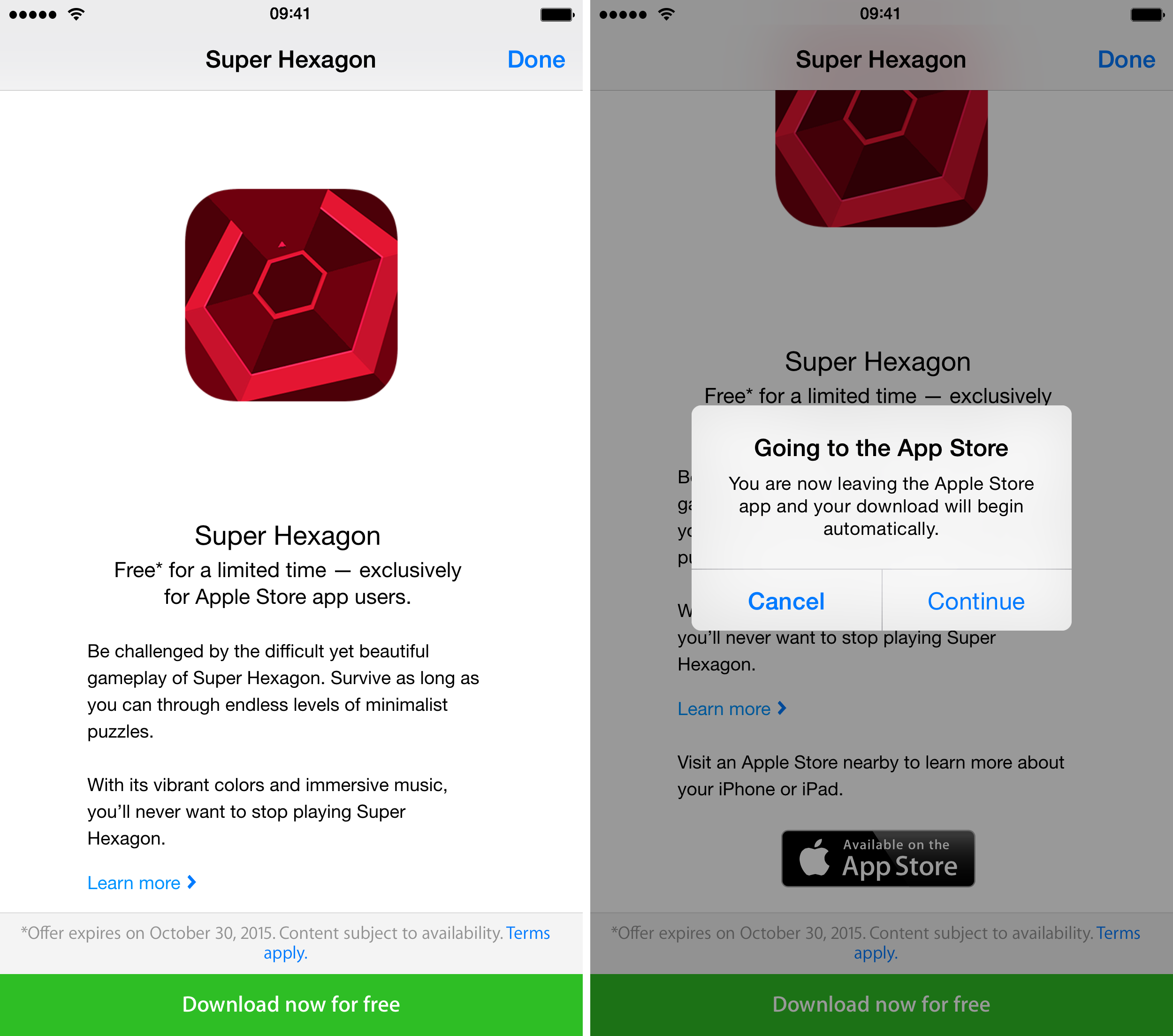Super Hexagon 1.3 for iOS how to redeem 002