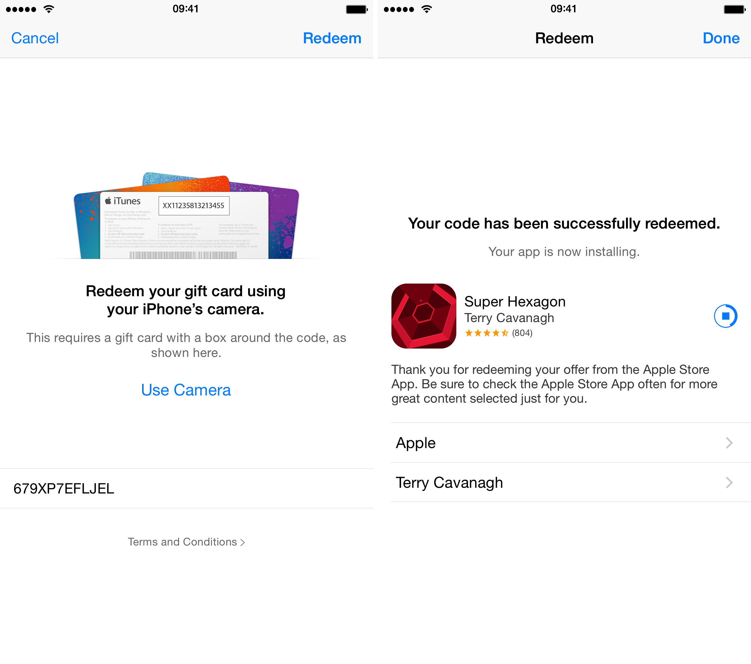 Super Hexagon 1.3 for iOS how to redeem 003