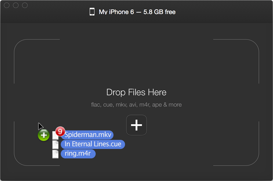 WALTR for OS X Mac screenshot 001