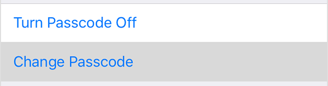 iOS 9 Passcode settings iPhone screenshot 004
