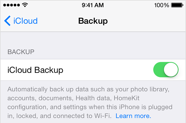 iOS iCloud backup iPhone screenshot 001