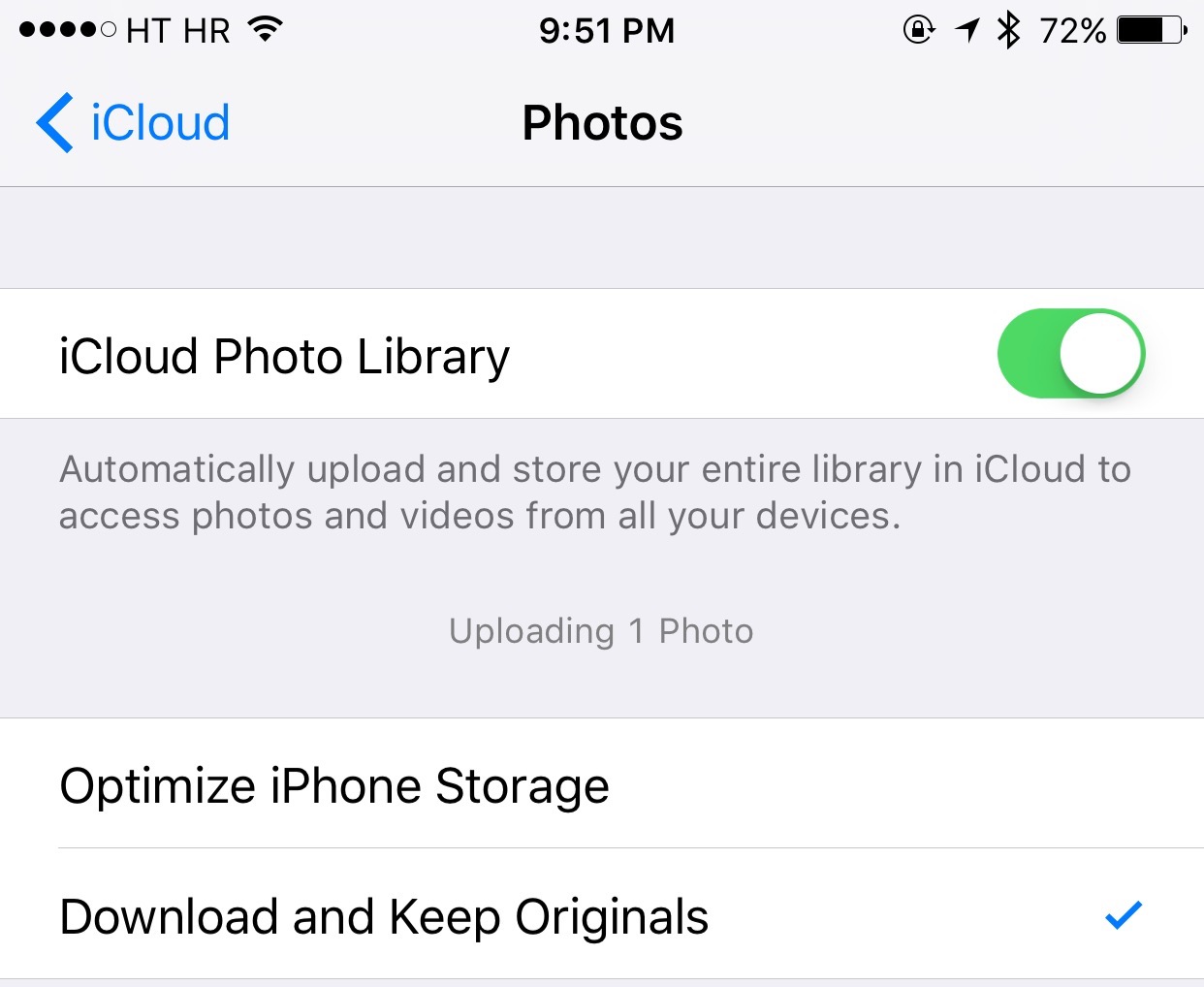 iOs 9 Photos app progress indicator iPhone screenshot 002