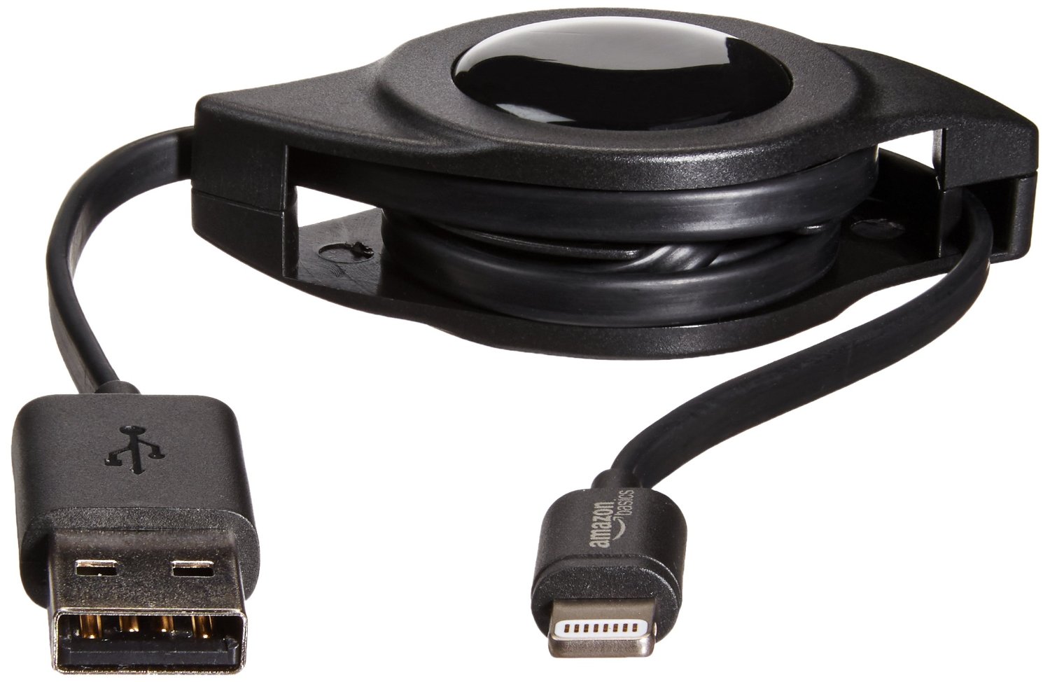 AmazonBasics Retractable USB cable