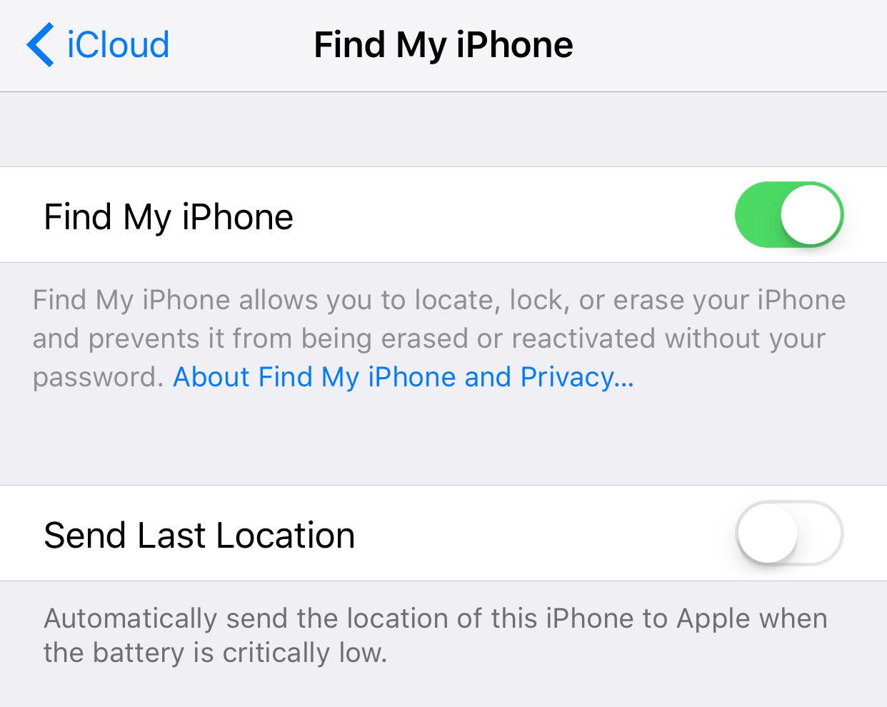Find My iPhone 2FA Trusted Device