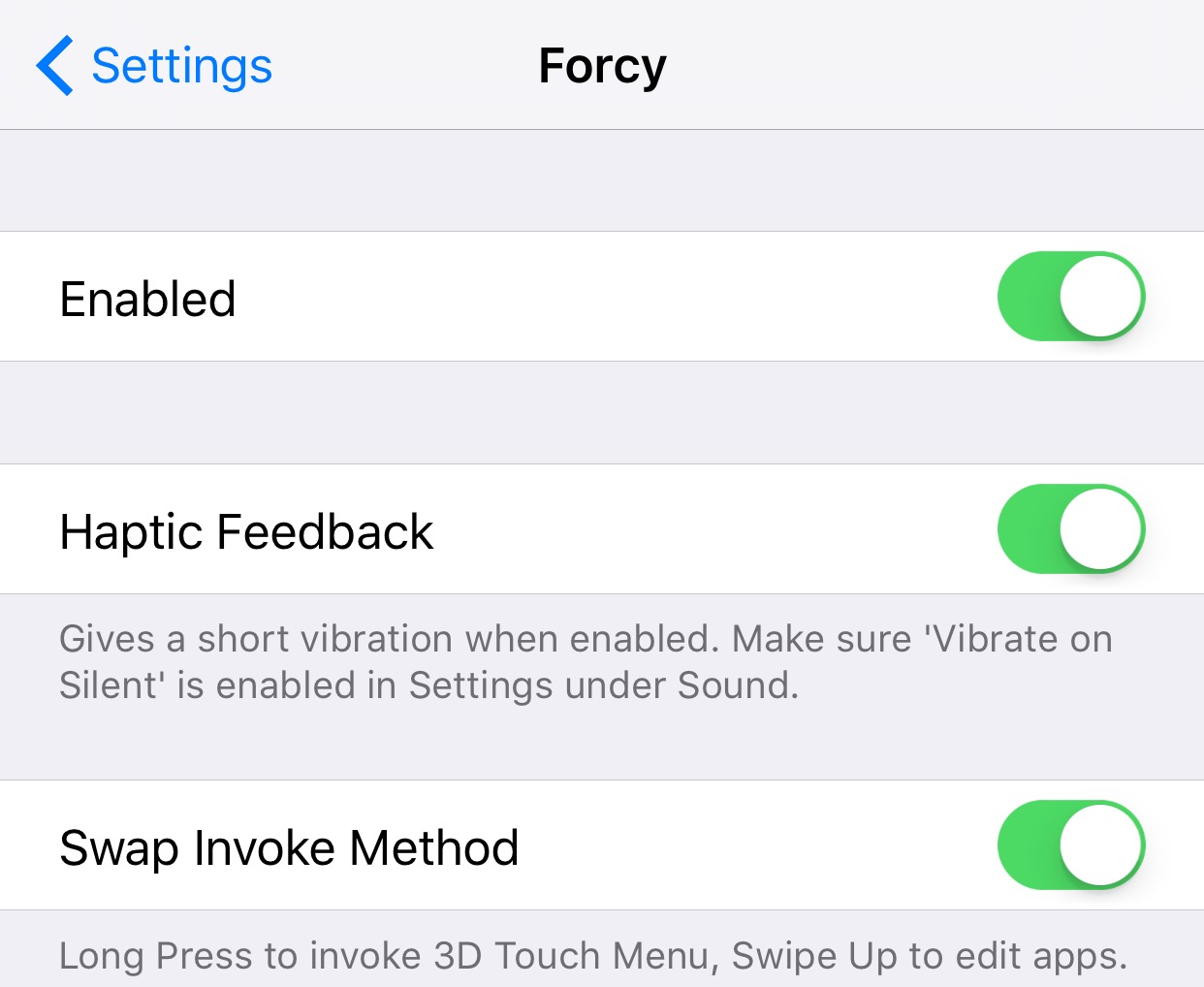 Forcy 1.0.1
