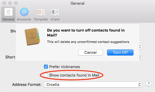 OS X El Capitan Contacts Preferences Mac screenshot 002