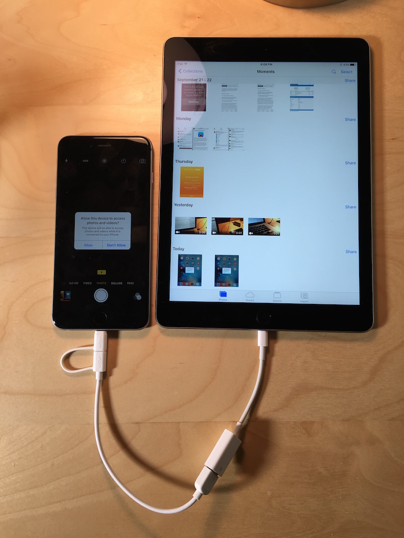 Direct Connect An Iphone To Ipad, How To Mirror Iphone Pc With Usb Cable